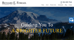 Desktop Screenshot of fowlkslaw.com